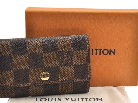 Authentic Louis Vuitton Damier Multicles 6 Key Case Holder N62630 LV Box 7716F Online Hot Sale