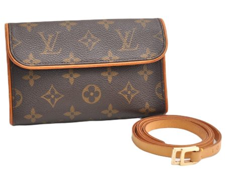 Auth Louis Vuitton Monogram Pochette Florentine Pouch Waist Bag M51855 LV 3558F Supply