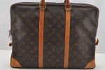 Auth Louis Vuitton Monogram Porte Documents Voyage M53361 Briefcase Junk 1819I Sale