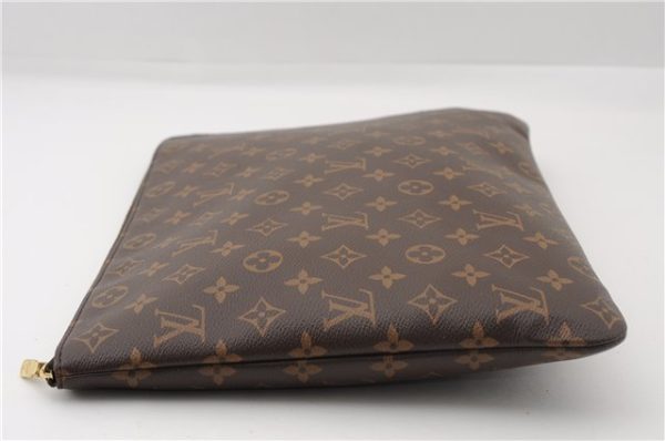 Authentic Louis Vuitton Monogram Etui Voyage GM Clutch Bag Purse M43443 LV 2659F on Sale