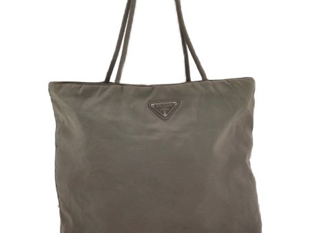 Authentic PRADA Vintage Nylon Tessuto Shoulder Tote Bag Green K4968 Cheap