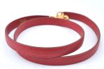 Authentic HERMES Shoulder Strap 35.8  Red Gold J8262 on Sale