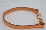 Authentic Louis Vuitton Leather Strap Beige 12.2  LV 3340F Online Hot Sale