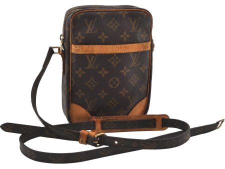 Authentic Louis Vuitton Monogram Danube Shoulder Crossbody Bag M45266 Junk 1874I on Sale