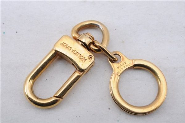 Authentic Louis Vuitton Charm Key Chain Anokre Gold M62694 LV 4742E Cheap