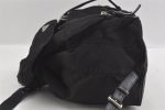 Authentic PRADA VELA Nylon Tessuto Leather Backpack Purse B2811 Black 0902I Discount