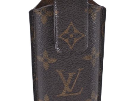 Authentic Louis Vuitton Monogram Etui TelePhone Japon Phone Case M63050 LV 4723F Fashion