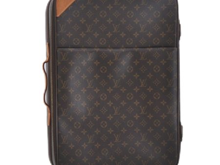 Authentic Louis Vuitton Monogram Pegase 55 Travel Suitcase M23294 LV 4734F Fashion