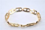 Authentic Christian Dior CD Logo Bracelet Gold Tone 2781F on Sale