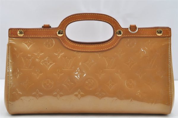 Authentic Louis Vuitton Vernis Roxbury Drive 2Way Hand Bag Beige M91372 LV 1839I Online Hot Sale