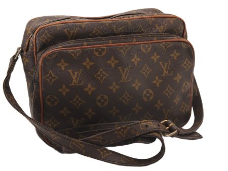 Authentic Louis Vuitton Monogram Nile Shoulder Cross Body Bag Old Model LV K4556 Online