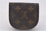 Authentic Louis Vuitton Monogram Porte Monnaie Gousset M61970 Coin Purse 1922F Online now