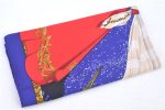 HERMES Petit Carre 40 Scarf Handkerchief  Souvenirs de Paris  Silk Blue J9520 Hot on Sale