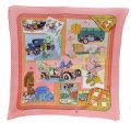 Authentic HERMES Pleats Scarf  Confort en Automobile  Silk Pink Box 5585F on Sale