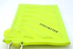 Authentic BALENCIAGA Cash Card Case On Key Ring Leather 683425 Green Box K4495 on Sale