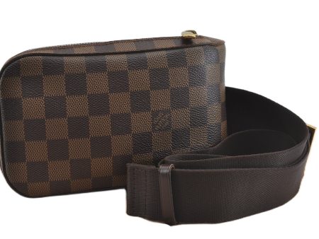 Authentic Louis Vuitton Damier Geronimos Waist Body Bag N51994 LV 5000F For Discount