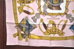 Authentic HERMES Carre 90 Scarf  GRAND UNIFORME  Silk Light Pink J7386 Sale