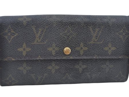 Auth Louis Vuitton Monogram Pochette Porte Monnaie Credit Wallet M61726 LV J9685 on Sale