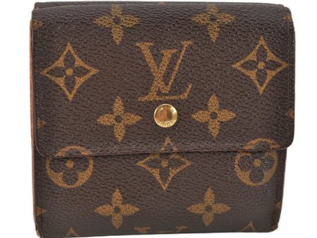 Authentic Louis Vuitton Monogram M61652 Porte Monnaie Billet Carte Credit 2008G For Cheap