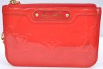 Authentic Louis Vuitton Vernis Pochette Cles NM Coin Purse Case M91669 Red K4550 Online