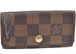 Authentic Louis Vuitton Damier Multicles 4 Key Case Holder N62631 LV J4392 Online now