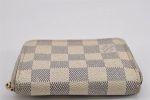 Authentic Louis Vuitton Damier Azur Zippy Coin Purse Wallet N63069 LV Junk K4964 For Cheap