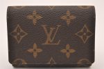 Auth Louis Vuitton Monogram Enveloppe Carte de Visite Card Case M62920 LV 1917I Fashion