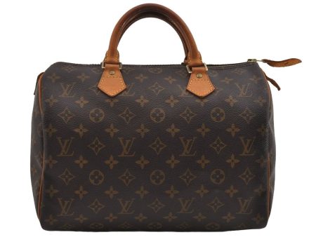 Authentic Louis Vuitton Monogram Speedy 30 Hand Boston Bag M41526 LV 1847I Online Sale