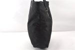 Authentic PRADA Vintage Nylon Tessuto Leather Shoulder Tote Bag Black 8984F For Discount