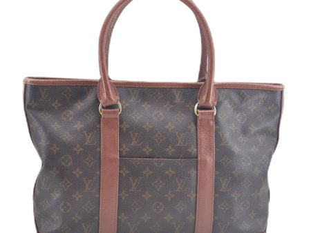 Auth Louis Vuitton Monogram Sac Weekend PM Vintage Tote Hand Bag M42425 LV J9529 For Sale