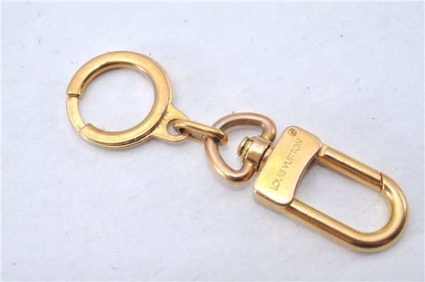 Authentic Louis Vuitton Charm Key Chain Anokre Gold M62694 LV 3341F Discount