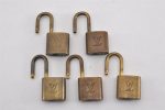 Authentic Louis Vuitton Padlock Gold 10Set LV K4825 on Sale