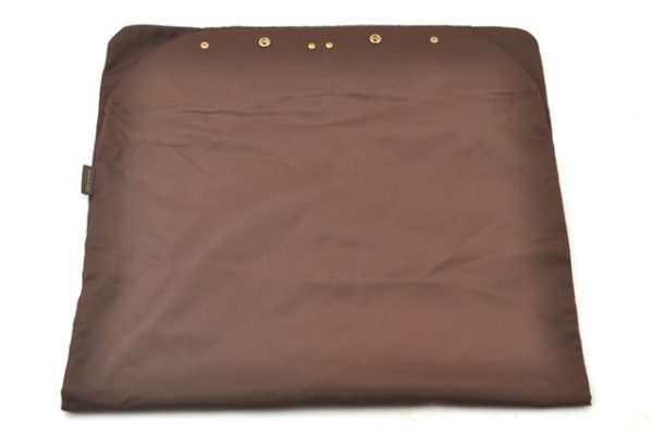 Authentic Louis Vuitton Vintage Garment Cover Nylon Leather Brown LV 3614F Sale