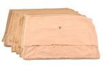 Authentic Louis Vuitton Dust Bag 10 Set Cotton Beige 17.7x13.6x0.2 LV 9874F For Sale