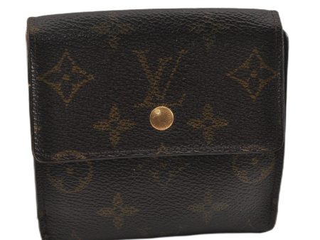 Authentic Louis Vuitton Monogram M61652 Porte Monnaie Billet Carte Credit K4793 Cheap