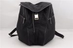 Authentic GUCCI Vintage Backpack Nylon Leather Black 3453F Online Hot Sale