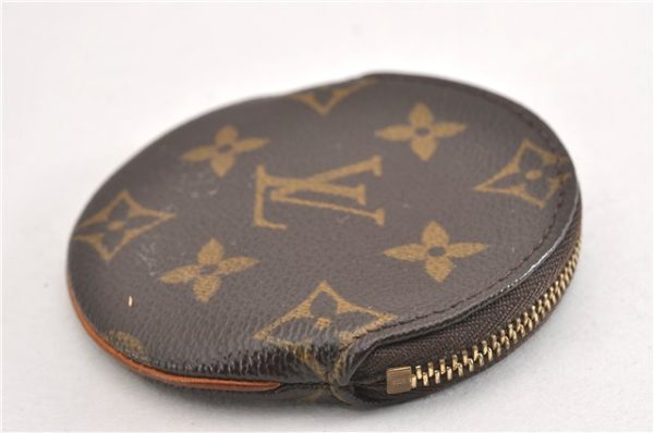 Authentic Louis Vuitton Monogram Porte Monnaie Rond Coin Purse M61926 LV 7078F Cheap