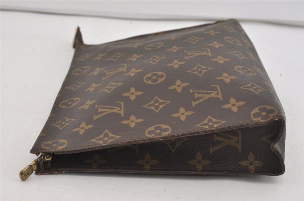 Auth Louis Vuitton Monogram Poche Toilette 26 Cosmetics Pouch Old Model LV 0875I Online Hot Sale