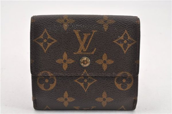 Authentic Louis Vuitton Monogram M61652 Porte Monnaie Billet Carte Credit 1904G Online Sale