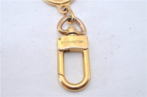 Authentic Louis Vuitton Charm Key Chain Anokre Gold M62694 LV 3341F Discount