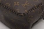 Auth Louis Vuitton Monogram Trousse Toilette 28 Clutch Hand Bag Old Model K4619 For Sale