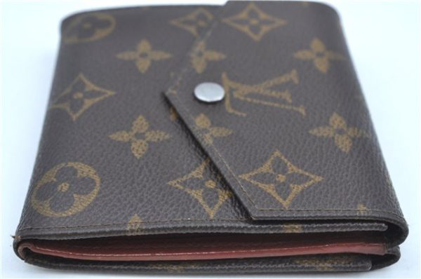 Auth Louis Vuitton Monogram Porte Monnaie Billets Trifold Wallet M61660 LV J9692 Discount