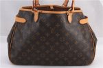 Auth Louis Vuitton Monogram Batignolles Horizontal Tote Bag M51154 LV Box 1344F Cheap