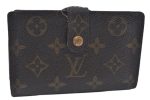 Auth Louis Vuitton Monogram Porte Monnaie Billets Viennois M61663 Wallet J9686 Online Sale