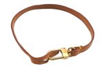 Auth Louis Vuitton Leather Strap For Pochette Accessoires Beige 13.8  LV 1190G Supply