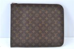 Authentic Louis Vuitton Monogram Poche Documents 33 M53457 Document Case J6595 Discount