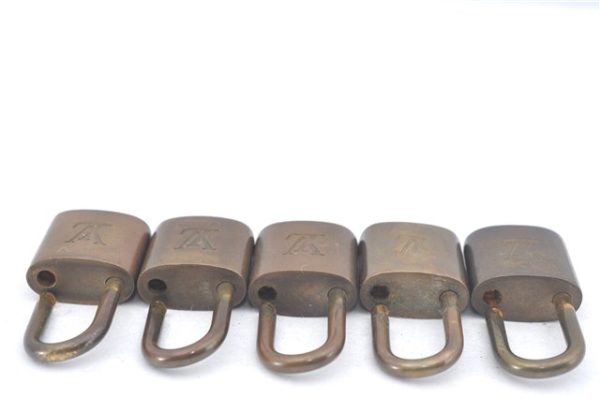 Authentic Louis Vuitton Padlock Gold 10Set LV J9696 Hot on Sale