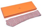 Authentic HERMES Tie Necktie Dots Pattern Silk Multicolor Red Ivory Box J6755 Online Sale