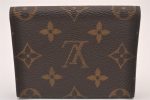 Auth Louis Vuitton Monogram Enveloppe Carte de Visite Card Case M62920 LV 1917I Fashion