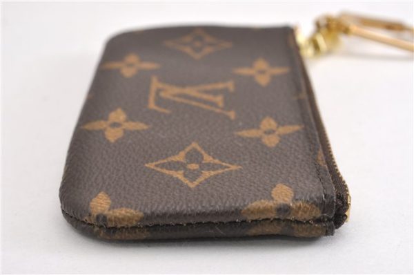 Authentic Louis Vuitton Monogram Pochette Cles Coin Purse Case M62650 Box 7724F on Sale